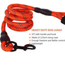  Reflective Dog Leash w/Poop Bag Dispenser