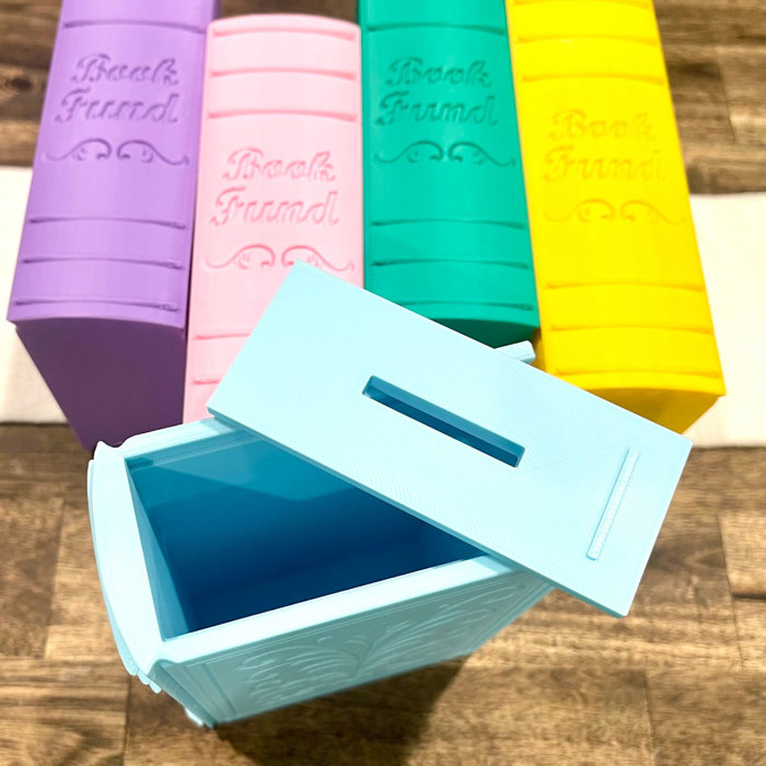 Book Fund Coin Bank - Gift for Readers