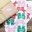 Personalized Bow Christmas Gift Tag Stickers