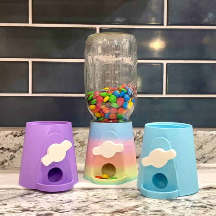 Mason Jar Candy Dispenser –  Fun Candy Holder for Movie Night, Parties & Gifts