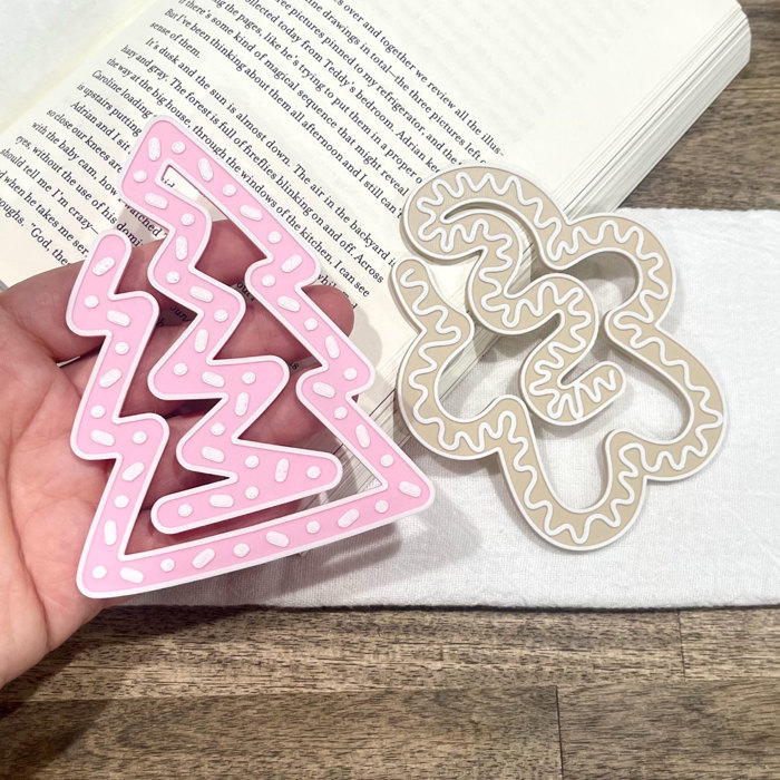 Cute Christmas Jumbo Paperclip - Stocking Stuffer Bookmark