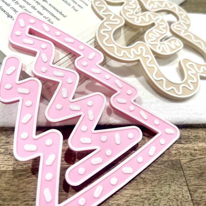 Cute Christmas Jumbo Paperclip - Stocking Stuffer Bookmark