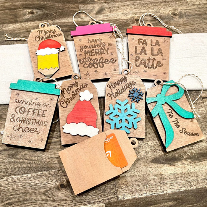 Christmas Ornament Gift Card Holder – Cute Holiday Keepsake & Stocking Stuffer