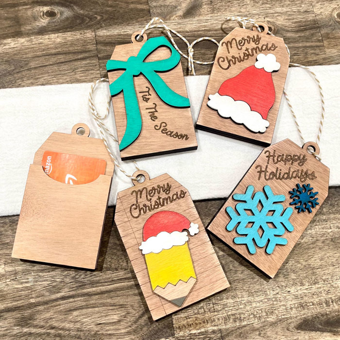 Christmas Ornament Gift Card Holder – Cute Holiday Keepsake & Stocking Stuffer