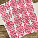  Personalized Happy Valentine's Day Stickers for School Party Treats