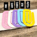  Floral Jumbo Paperclip - Flower Bookmark