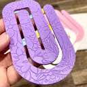  Floral Jumbo Paperclip - Flower Bookmark