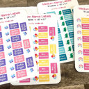  Personalized Name Sticker Labels for Back to School and Daycare