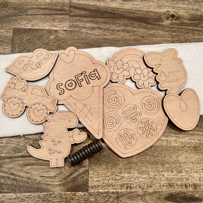 Personalized Kid's Valentine's Day DIY Craft Kit