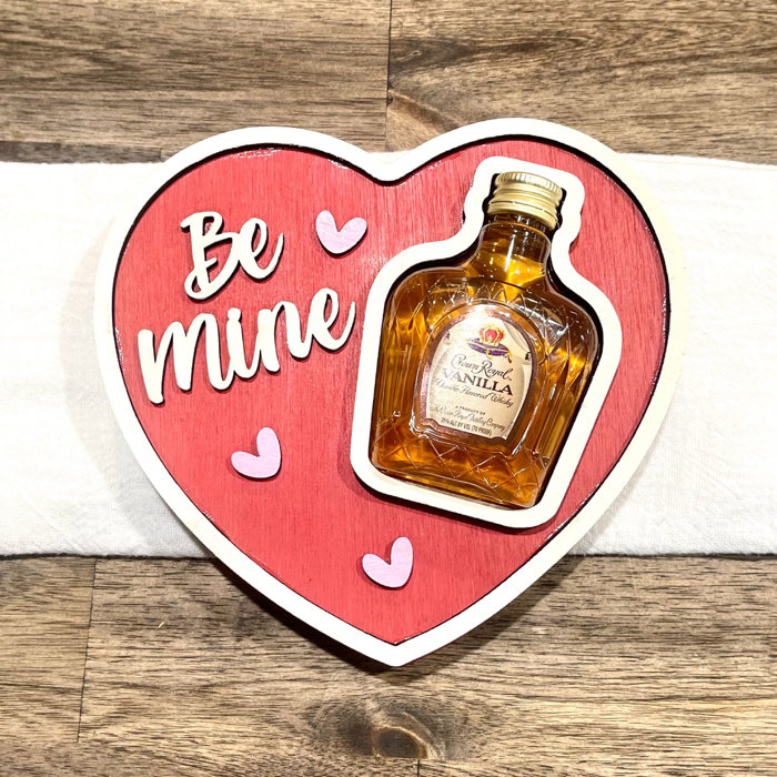Mini Alcohol Bottle Box for Valentine's Day
