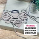  Personalized Remembrance Angel Christmas Ornament Set