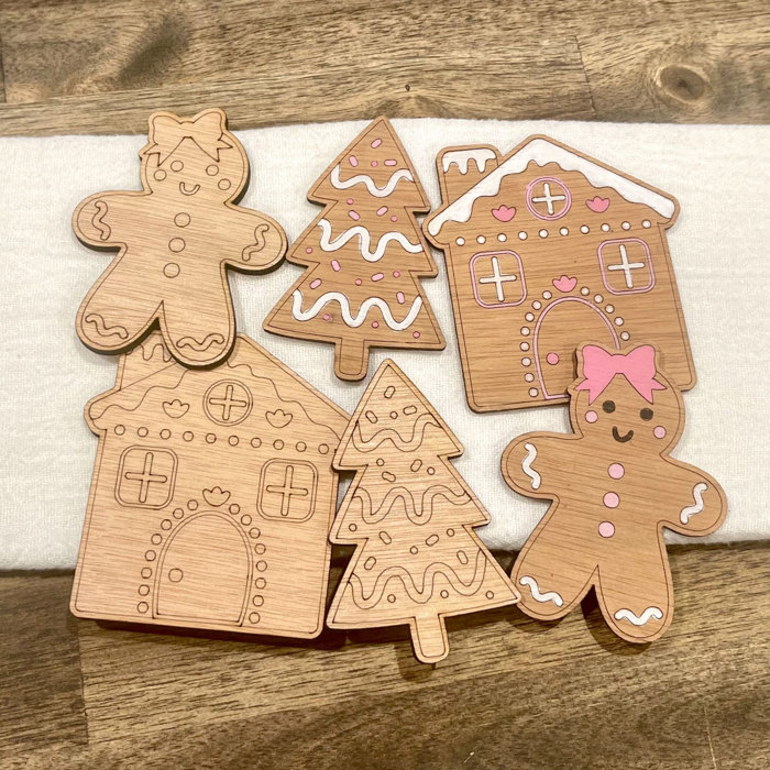 DIY Christmas Magnet Craft Set for Kids | 6 Magnets Total