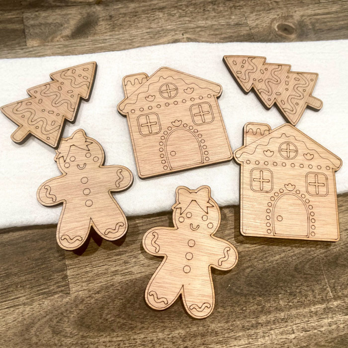 DIY Christmas Magnet Craft Set for Kids | 6 Magnets Total
