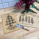  Personalized Last Name Cutting Board for Christmas