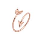 Rose Gold Arrow Adjustable Ring
