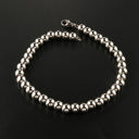  Silver Ball Bracelet - Stainless Steel