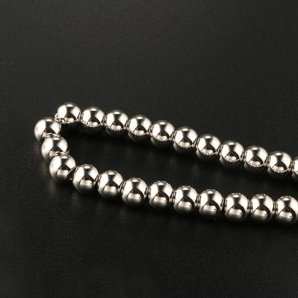 Silver Ball Bracelet - Stainless Steel