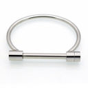  Bar w/ Screw Bangle Bracelet - Stainless Steel