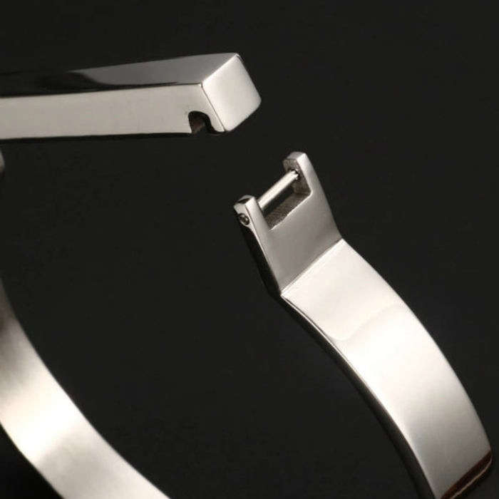 Lux Bar Bangle Bracelet - Stainless Steel