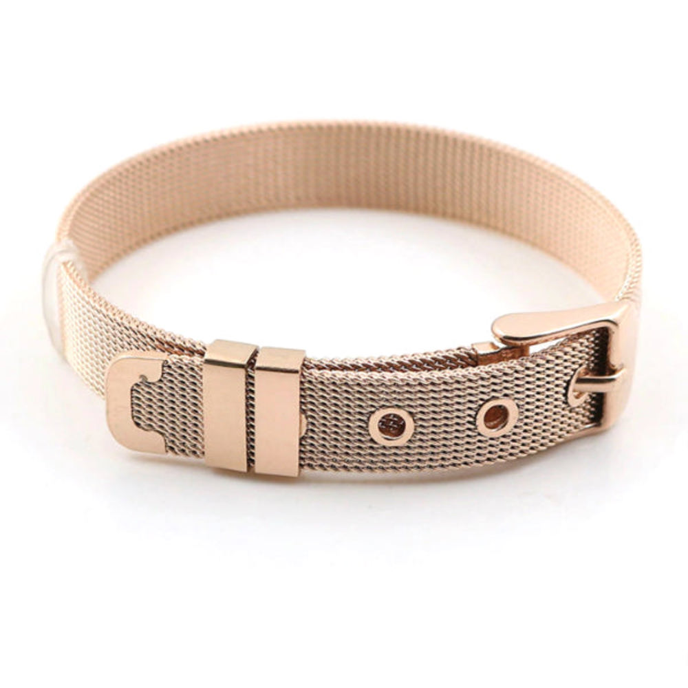 Mesh Belt Bracelet - Stainless Steel