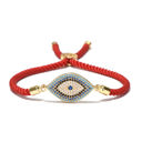  Evil Eye Adjustable Rope Bracelet