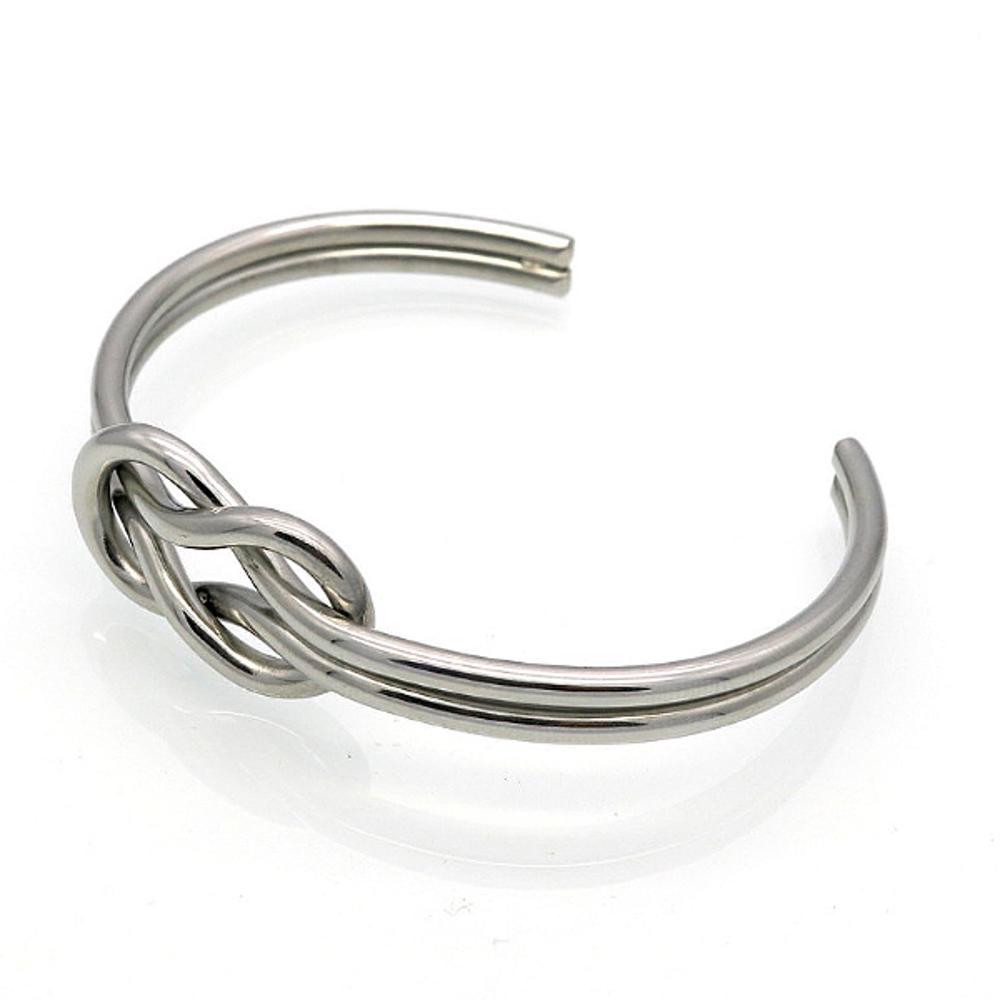 Infinity Cuff Bracelet - Stainless Steel