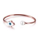  Evil Eye Cuff Bracelet - Stainless Steel