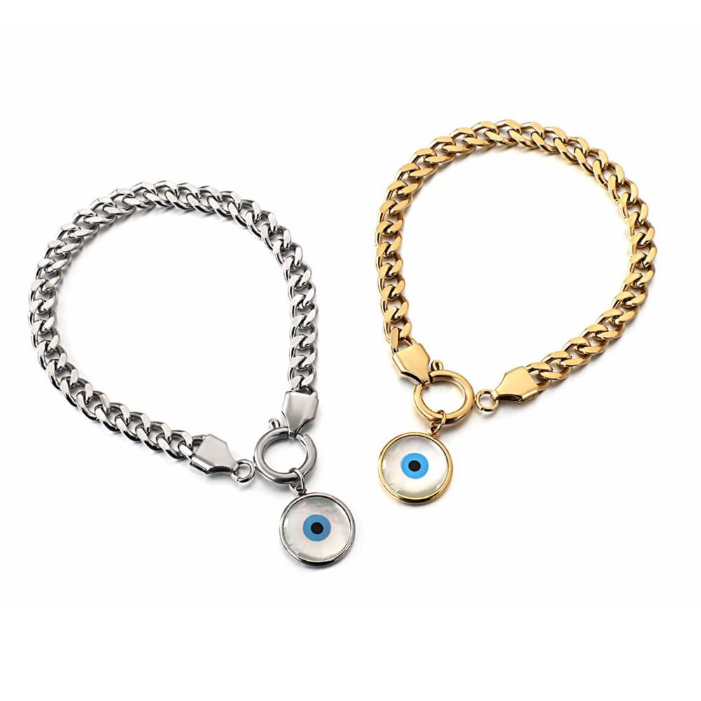 Kaci Evil Eye Bracelet - Stainless Steel