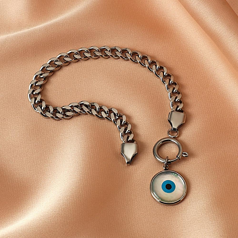 Kaci Evil Eye Bracelet - Stainless Steel