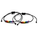  Pride Colorful String Bracelet Set