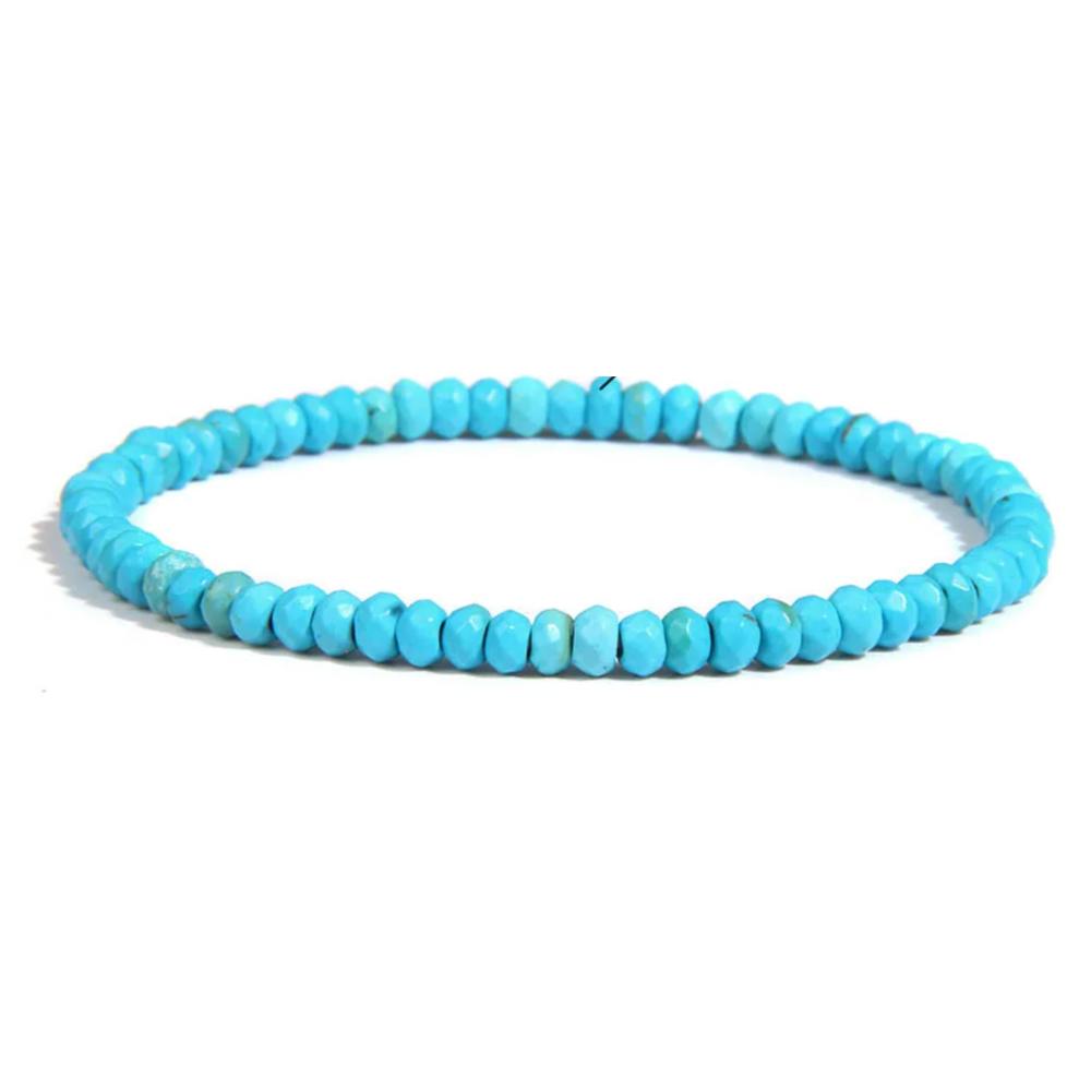 Natural Stone 4mm Stretch Bracelet Collection