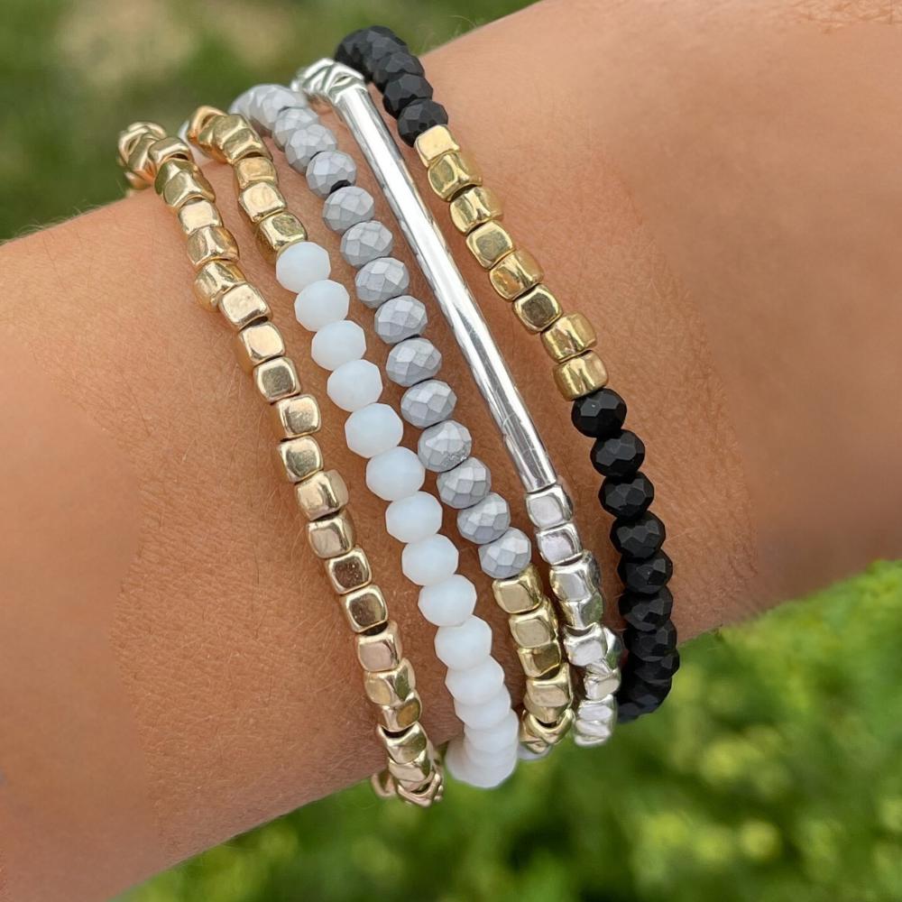 Beaded Stretch Bracelet Set