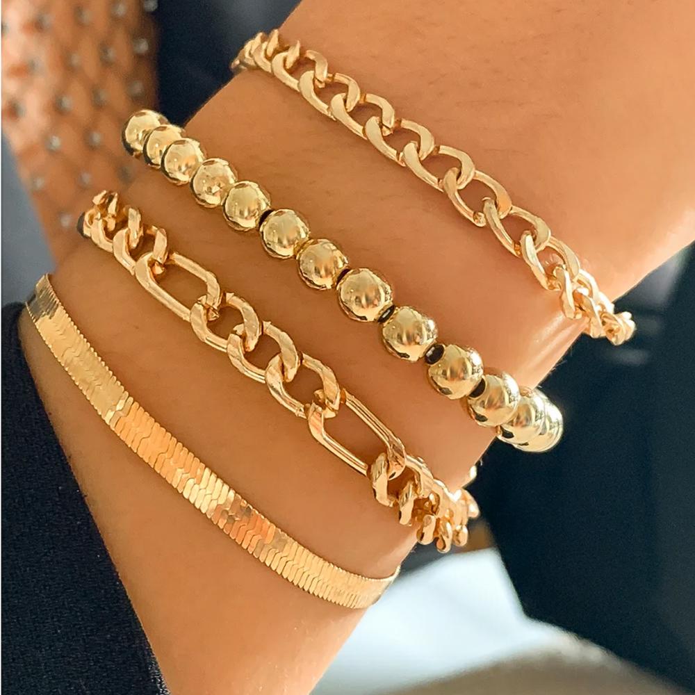 Ball + Snake Bracelet Set