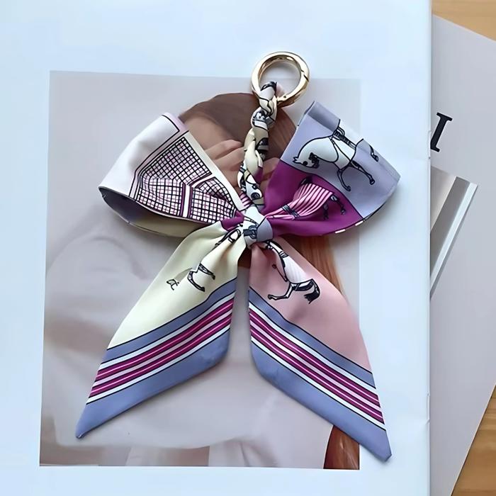 Bow Scarf Bag Charm/Keychain