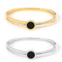  Cassia Orbit Bangle Bracelet - Stainless Steel