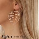 Style 1 - Rose Gold CLEARANCE Colorful Earrings Collection