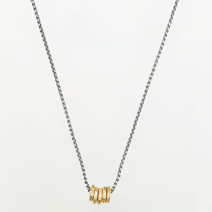 Delta Necklace - Stainless Steel