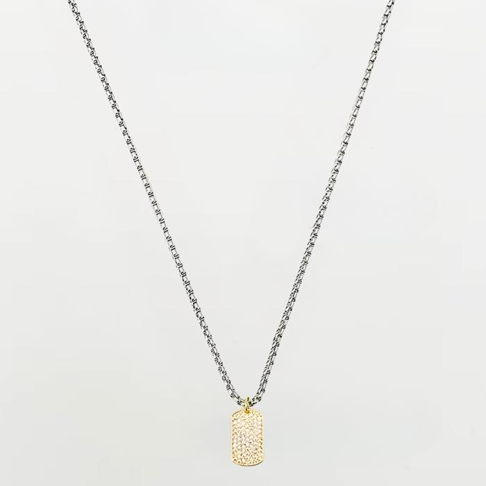 Delta Necklace - Stainless Steel