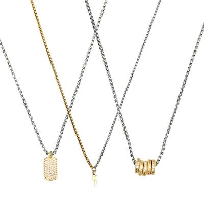 Delta Necklace - Stainless Steel