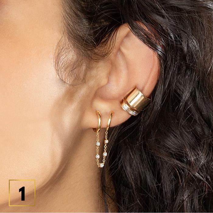 Double Hole Earring Collection