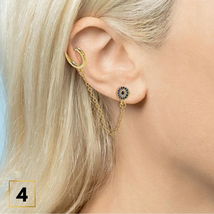 Double Hole Earring Collection