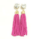  Solita Beaded Tassel Earrings