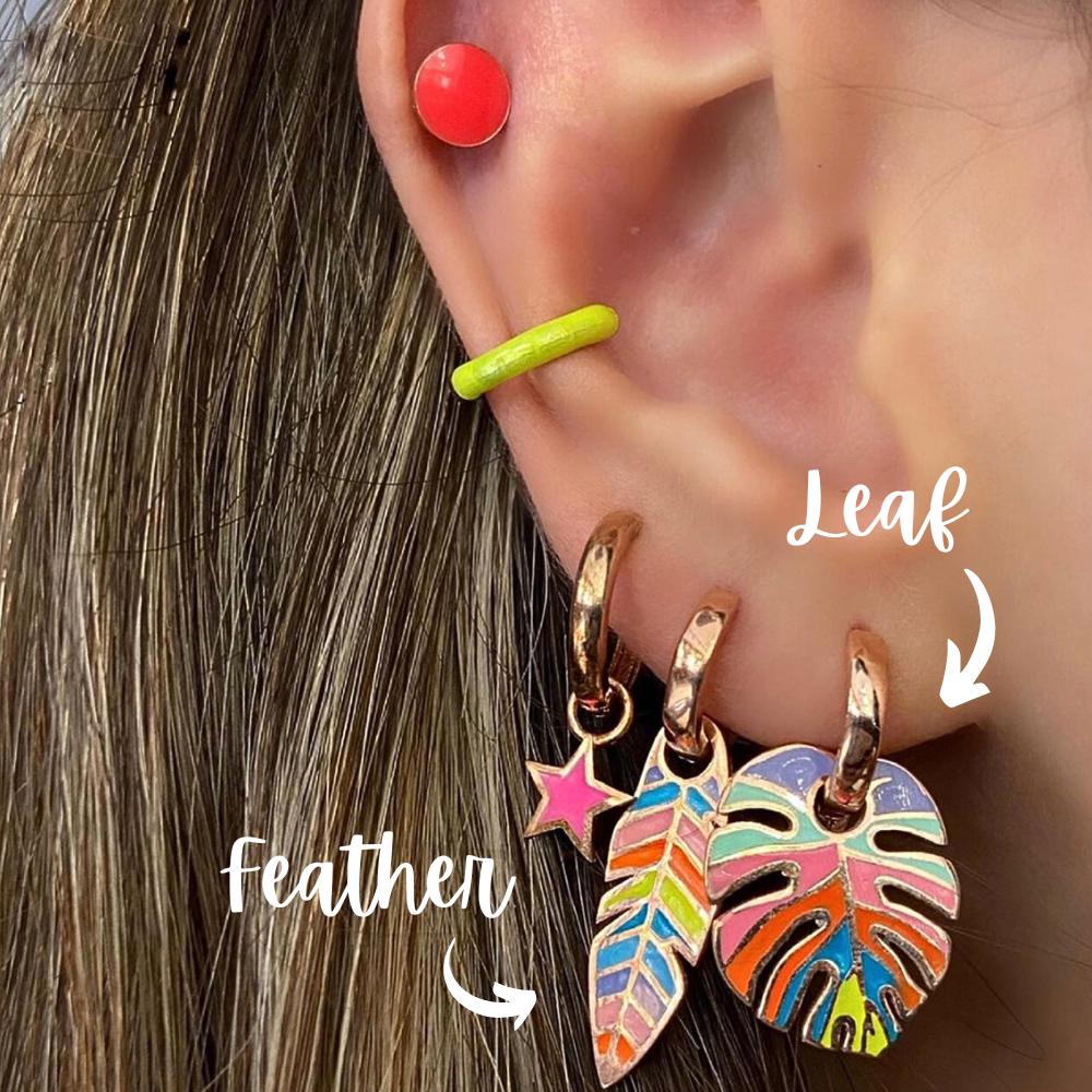 Rainbow Colorful Summer Earrings