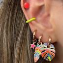  Rainbow Colorful Summer Earrings