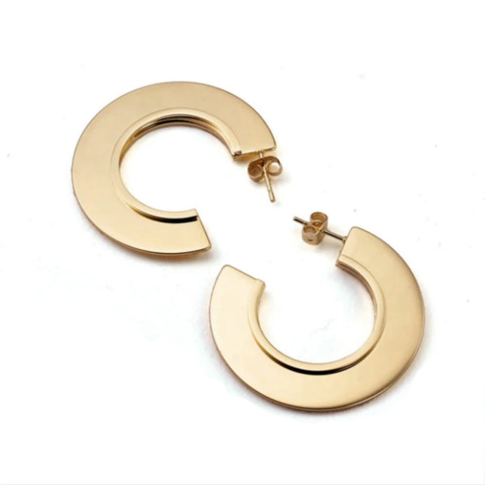 Kai Hoop Earrings - Stainless Steel