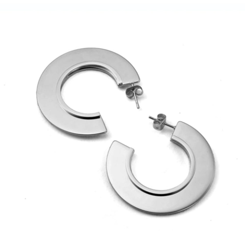 Kai Hoop Earrings - Stainless Steel