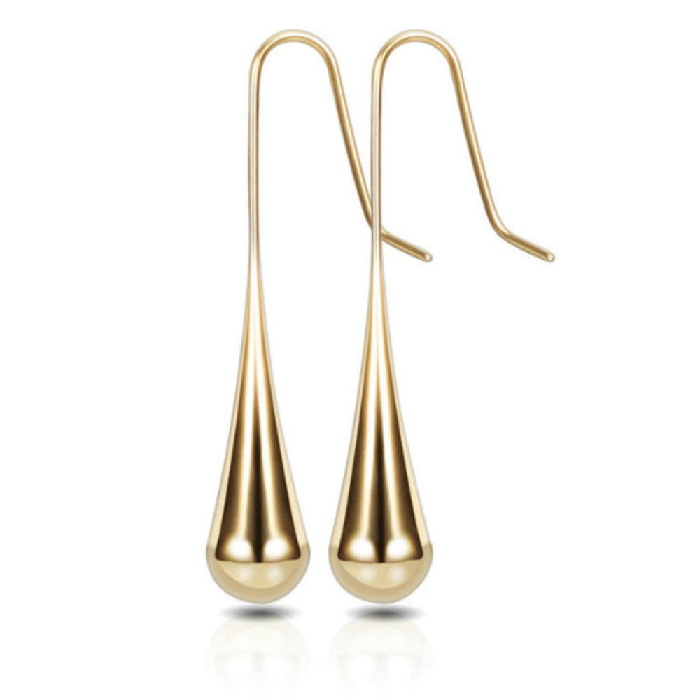 Teardrop Earrings - Stainless Steel