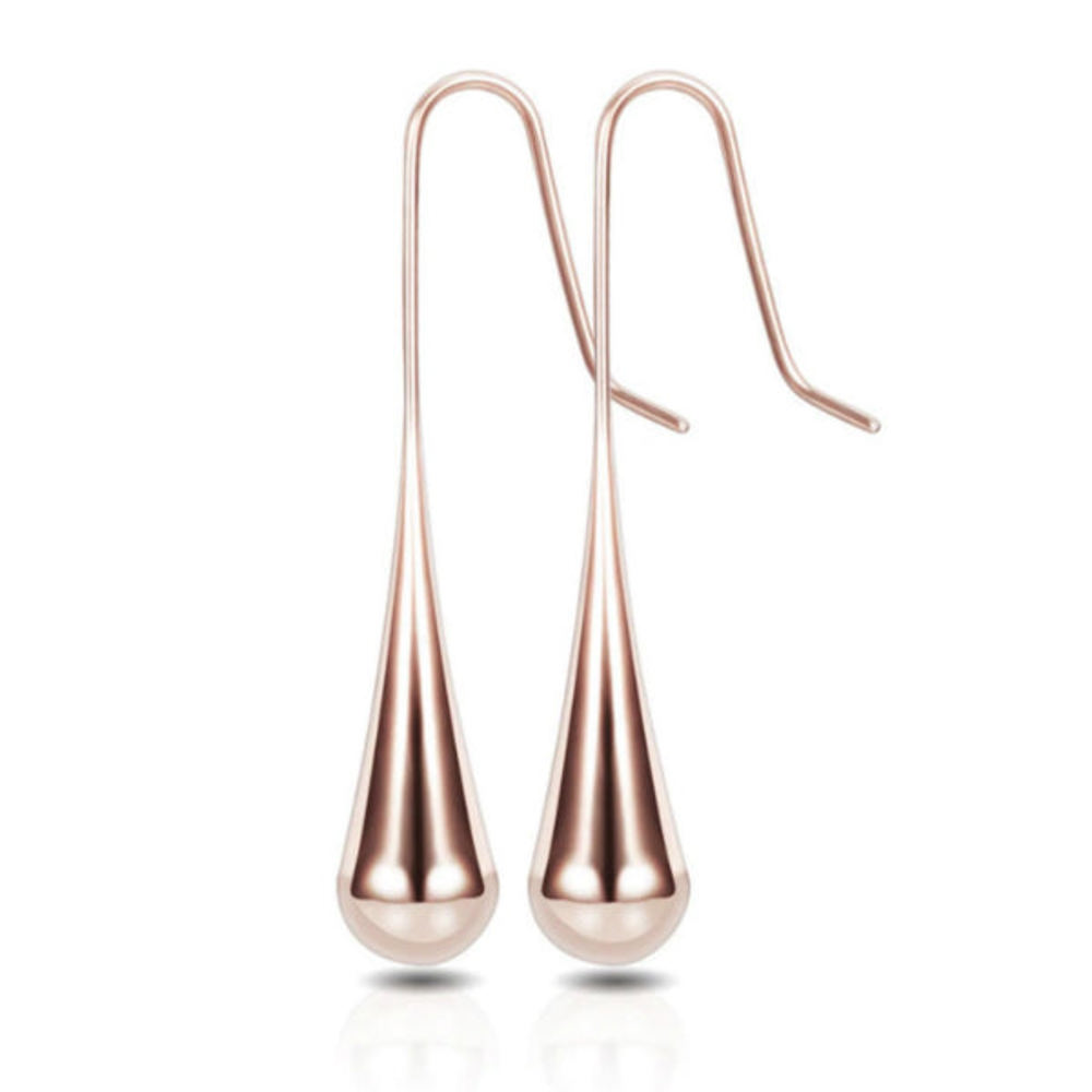 Teardrop Earrings - Stainless Steel