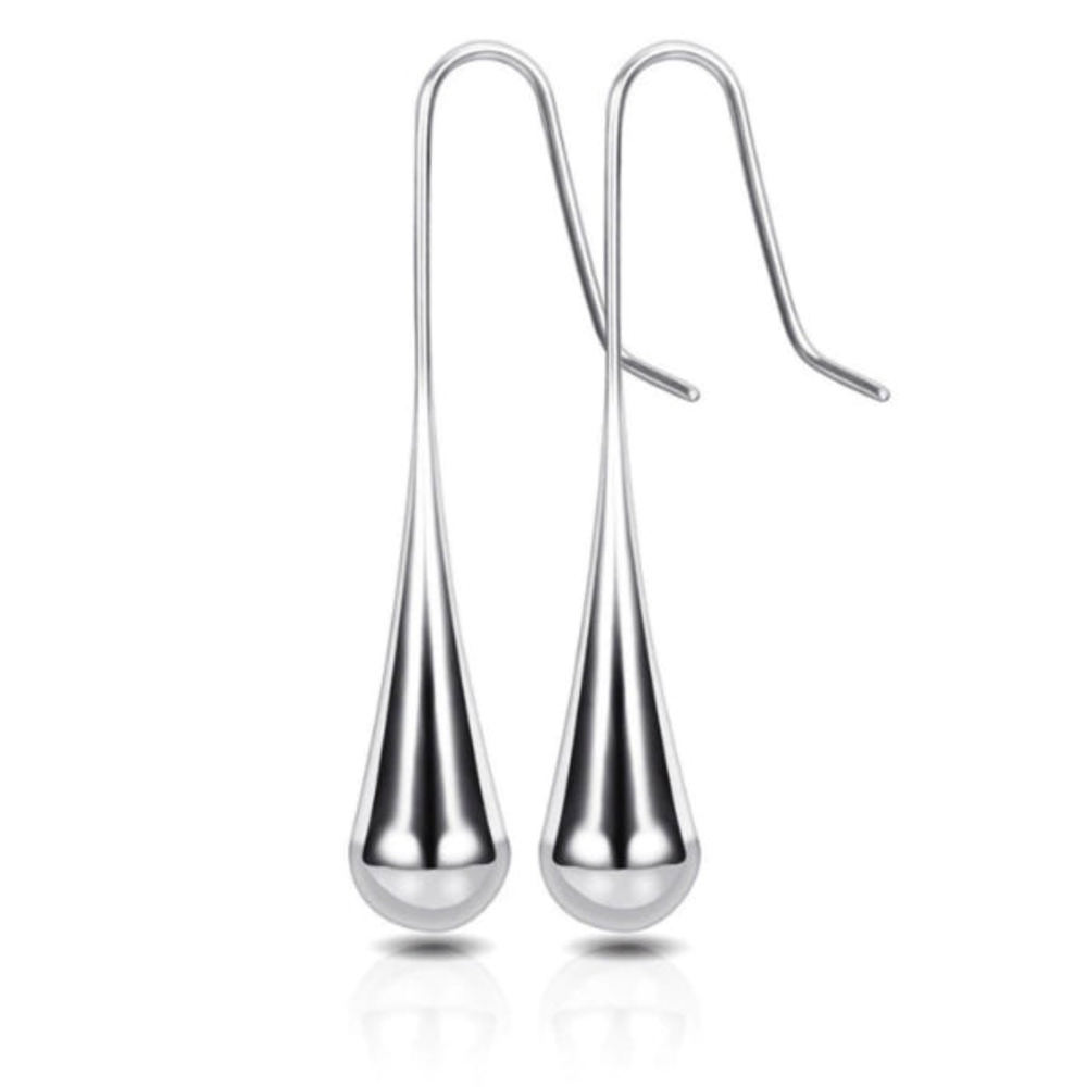 Teardrop Earrings - Stainless Steel