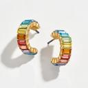  Colorful Huggie Hoop Earrings